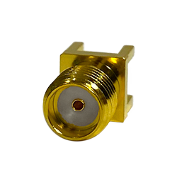 SMA - Straight Jack Solder Post Thru-Hole
